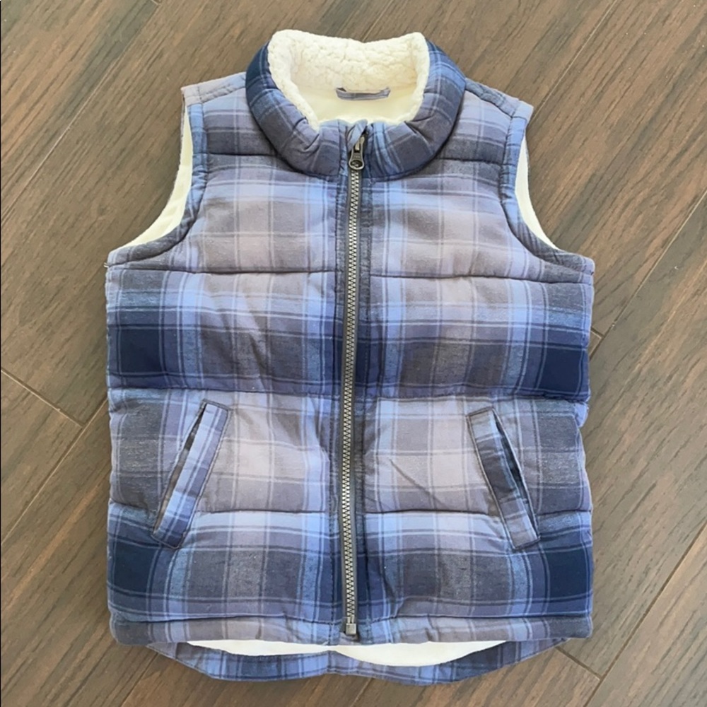 Plaid Flannel Vest